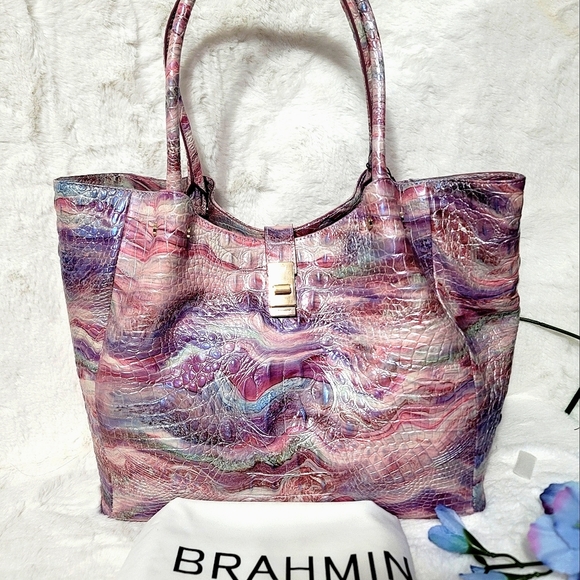✨️ Brahmin Melbourne Designer Shoulder Bag Purse Business Laptop Everyday NWT - Picture 16 of 16
